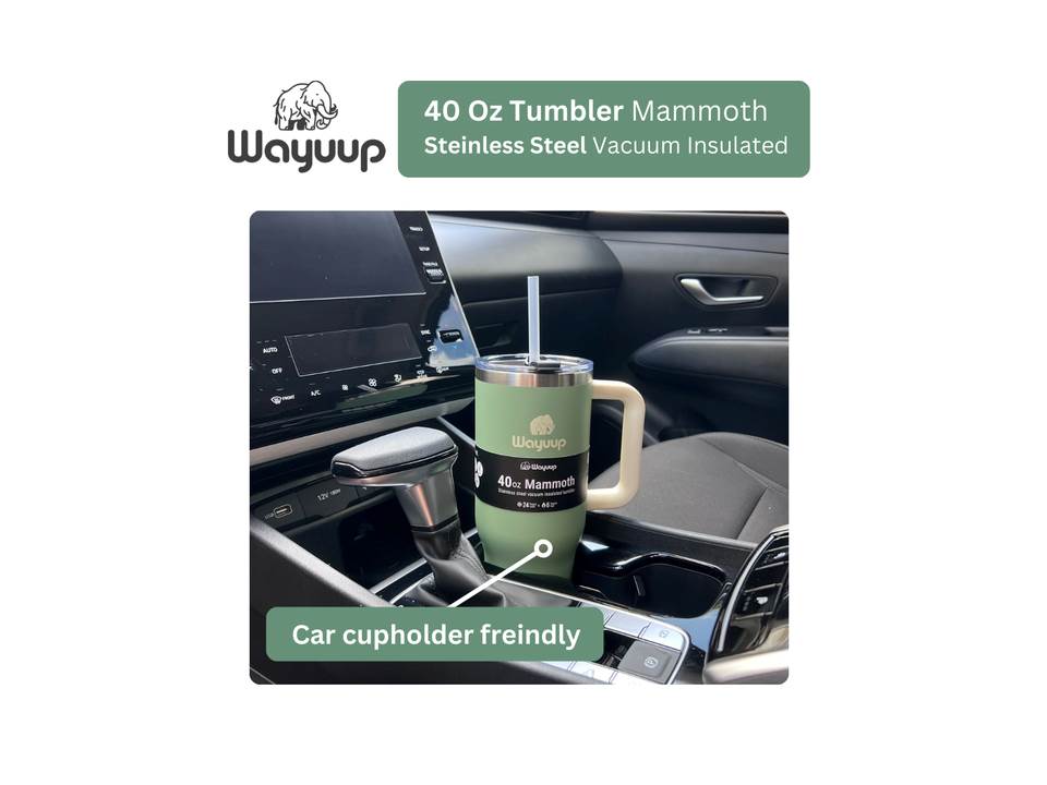 Wayuup - Mammoth 40oz Tumbler Color Crocodile - CUSTOM