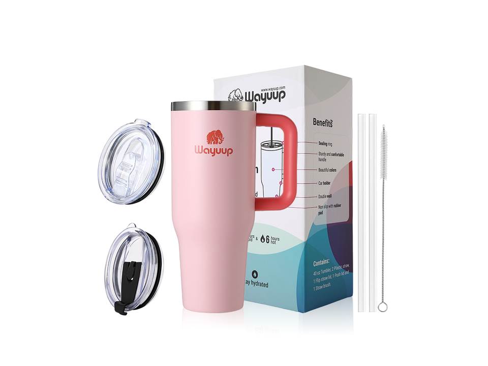 Wayuup - Mammoth 40oz Tumbler Color Flamingo - CUSTOM