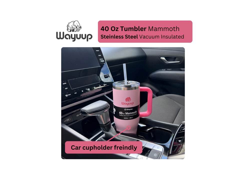 Wayuup - Mammoth 40oz Tumbler Color Flamingo - CUSTOM