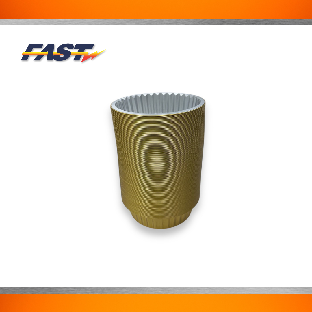 Gold Aluminum Round Container with Plastic Lid 3"