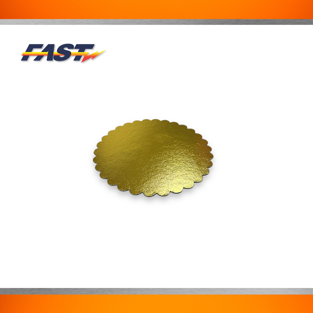 Round Gold Card Board 12 IN (20 Units / Pack)