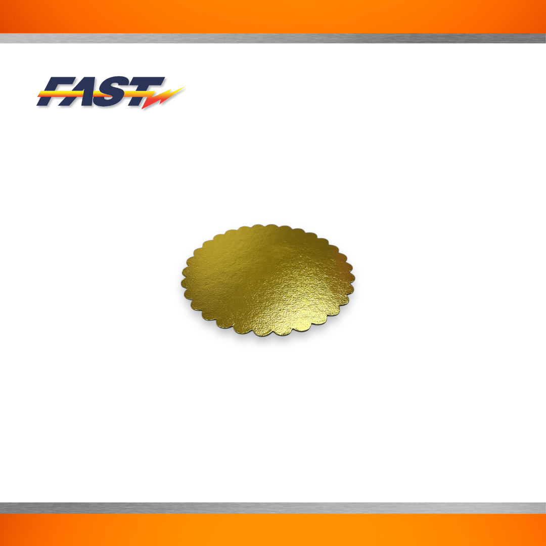 Round Gold Card Board 8 IN (20 Units / Pack)