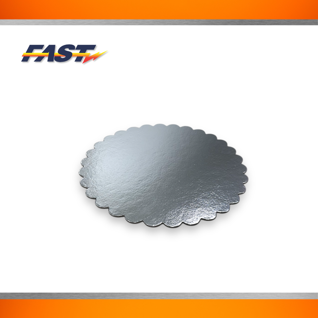 Round Silver Card Board 14 IN (20 Units / Pack)