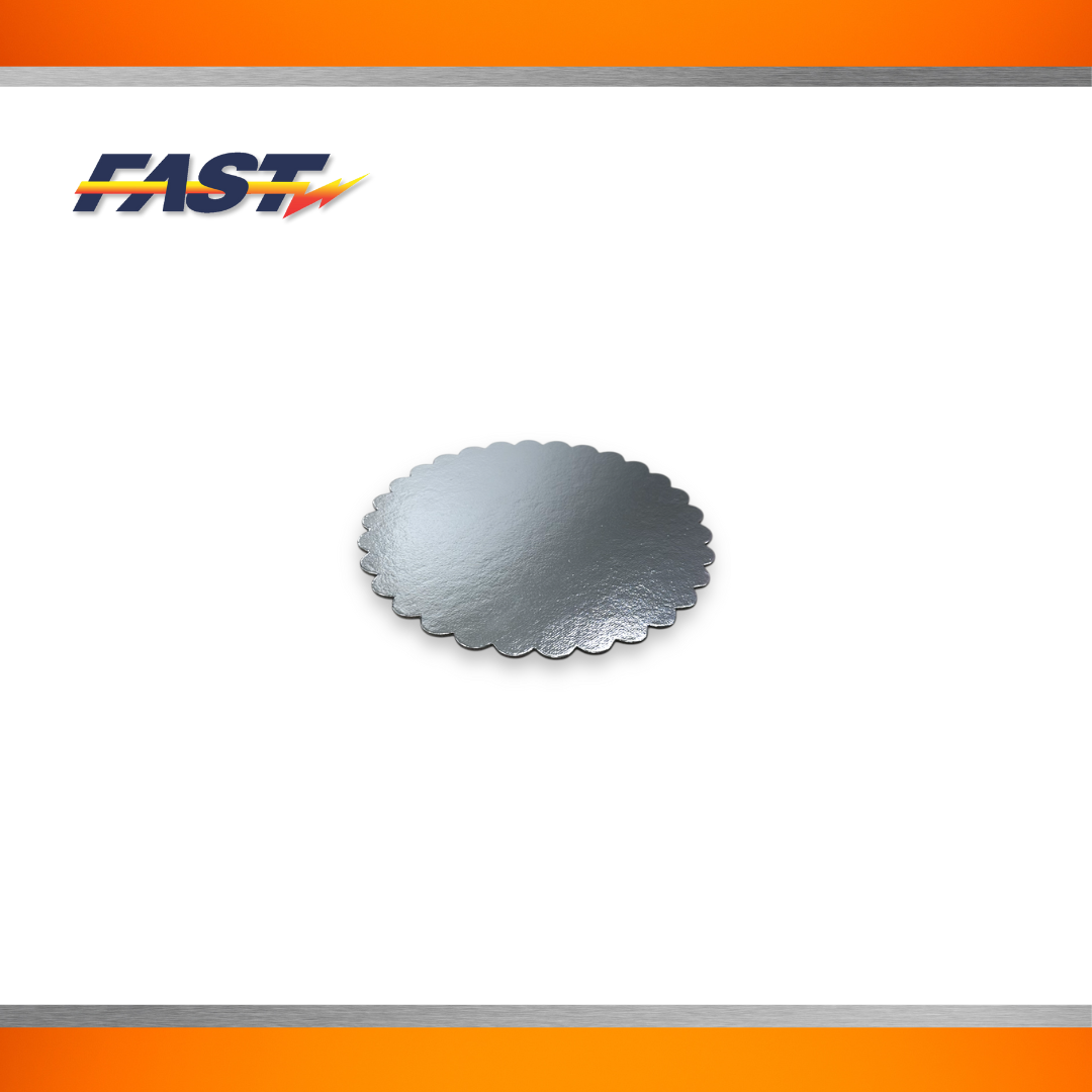 Round Silver Card Board 8 IN (20 Units / Pack)