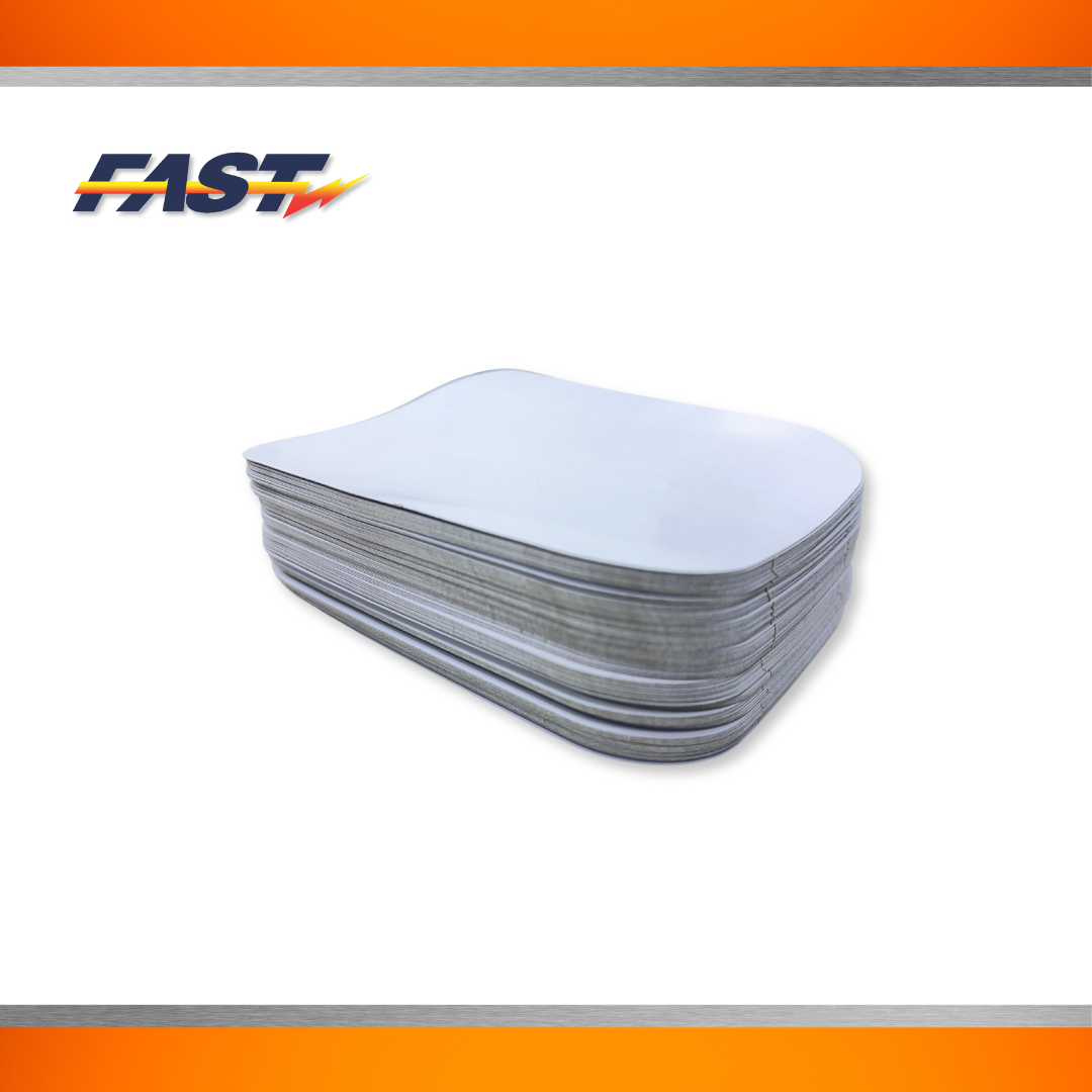 Foil Paper Lid Rectangular 2.32lb